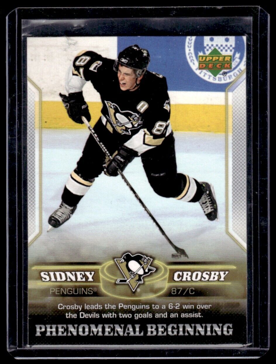 2006-07 UD Phenomenal Beginning Silver Sidney Crosby #16 Pittsburgh Penguins